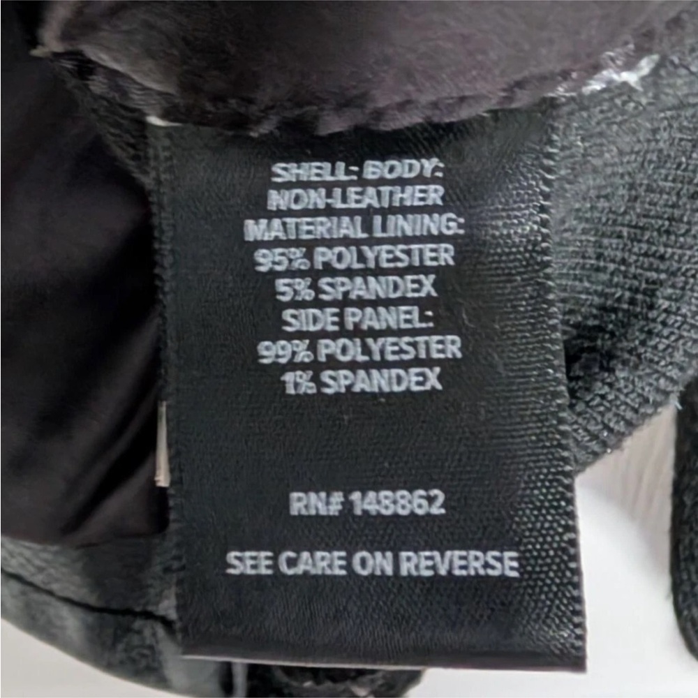 Torrid Faux Leather collarless Moto Jacket - Picture 7 of 12